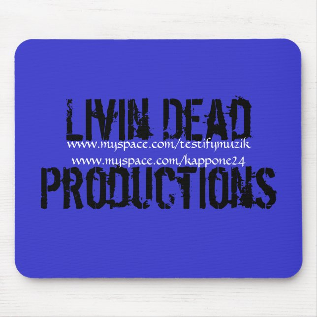 Mousepad Produções inoperantes de Livin, (Frente)