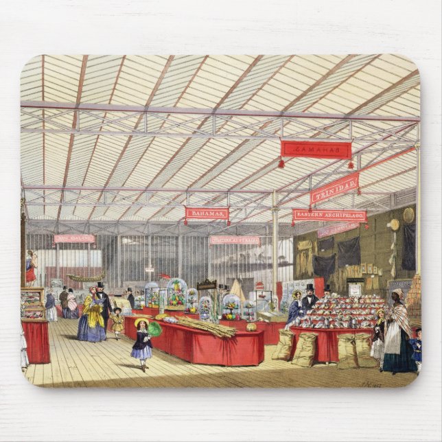 Mousepad Produto colonial na grande exposição de 1851, (Frente)