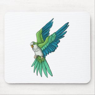 Mousepad Produtos do papagaio do quacre