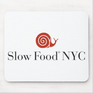 Mousepad Produtos lentos do logotipo da comida NYC