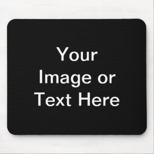 Mousepad Produtos personalizados em preto