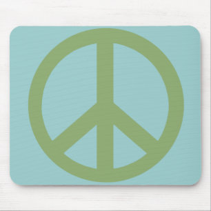 Mousepad Produtos verdes do sinal de paz do exército