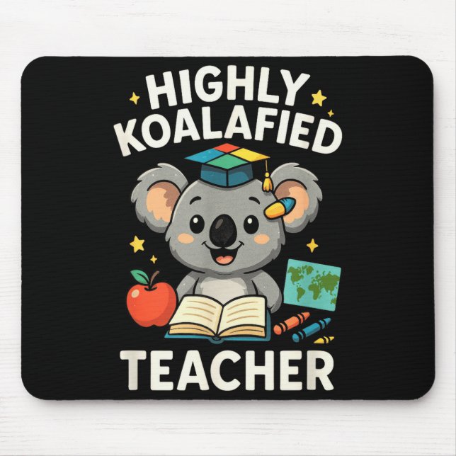 Mousepad Professor Altamente Koalificado - Urso Koala Engra (Frente)