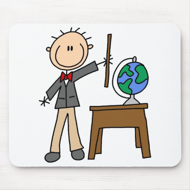 Mousepad Professor Com Globo (Frente)