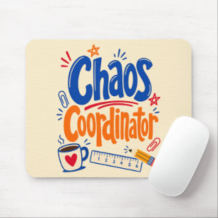 Mousepad Professor Coordenador de Caos Design de Volta às A