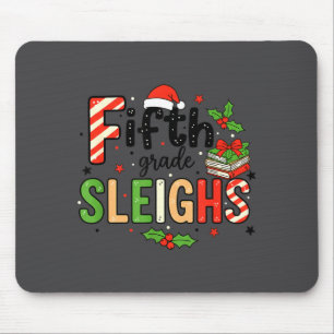 Mousepad Professor da Quinta Série Trenós Natal Divertido P