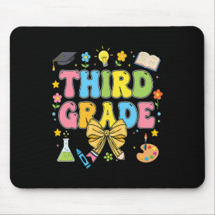 Mousepad Professor da Terceira Série Crianças Coquette Laço