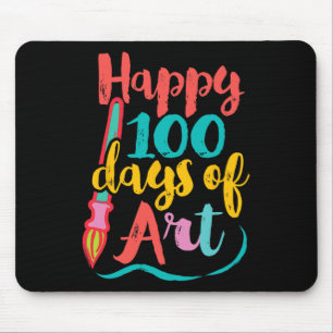 Mousepad Professor de Arte 100 Dias de Escola - 100 Dias de