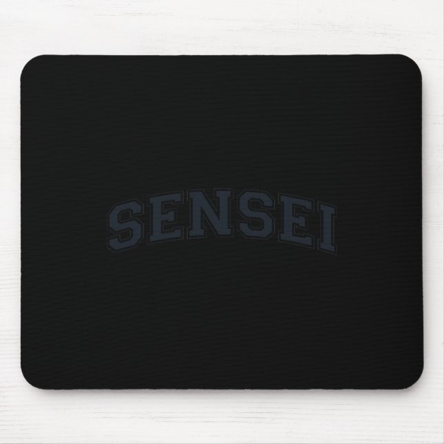 Mousepad Professor de Artes Marciais do Sensei - Instrutor  (Frente)