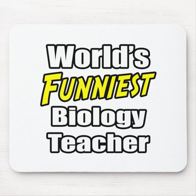Mousepad Professor de Biologia Mais Engraçado do Mundo (Frente)