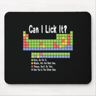 Mousepad Professor de Ciências Engraçado Aluno Posso Lamber