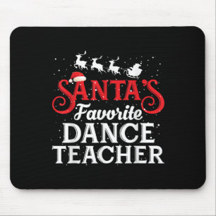 Mousepad Professor de Dança Favorito do Papai Noel Natal En