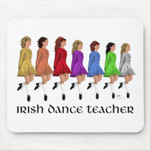Mousepad Professor de Dança Step Irlandesa - Arco-íris