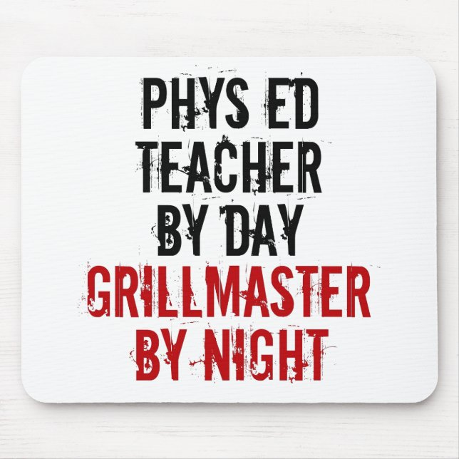 Mousepad Professor de Educação Física do Grillmaster (Frente)