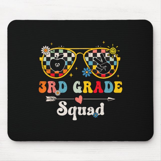 Mousepad Professor de Ensino de Esquadrão 3º Grau (Frente)