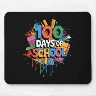 Mousepad Professor de equipamento engraçado para 100 dias &