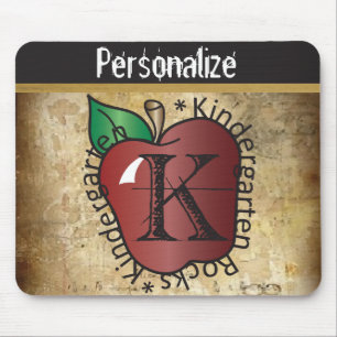 Mousepad Professor de escola primária do jardim de infânc
