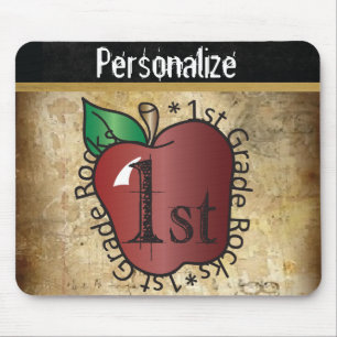 Mousepad Professor de escola primária do vintage ø