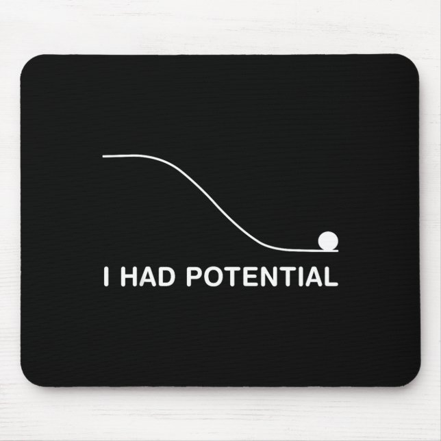 Mousepad professor de física engraçado tinha potencial humo (Frente)