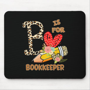Mousepad Professor De Flores Leopard Do Dia Da Escola
