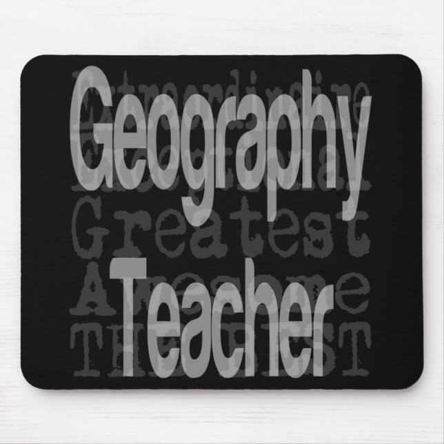 Mousepad Professor de Geografia Extraordinário (Frente)