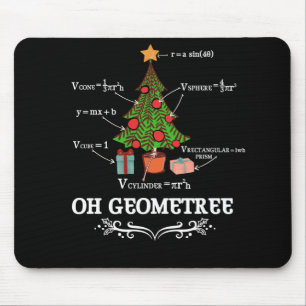 Mousepad Professor de Geometria de Matemática em Árvore d