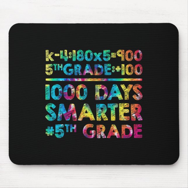 Mousepad Professor De Grau 1000 Dias Mais Inteligente 100 D (Frente)