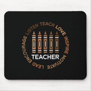 Mousepad Professor de História Negra Ensina Amor Africano A