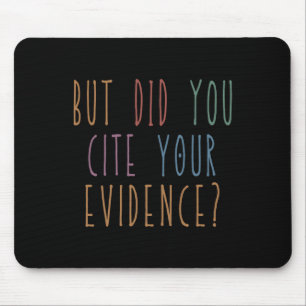 Mousepad Professor de Inglês Engraçado de Volta às Aulas