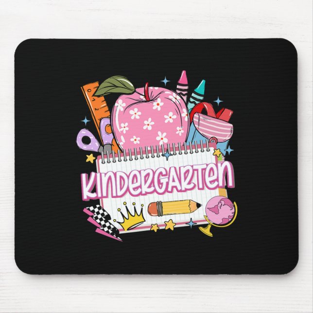 Mousepad Professor de Jardim de Infância Volta às Aulas App (Frente)