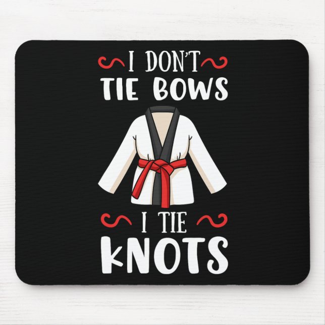 Mousepad Professor de Karatê Estudante de Karatê Artes Marc (Frente)