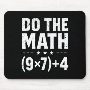 Mousepad Professor de Matemática Antigo Faça as Contas 67 M