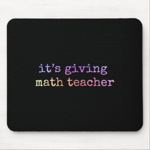 Mousepad Professor de Matemática Apreciação Geometria Matem