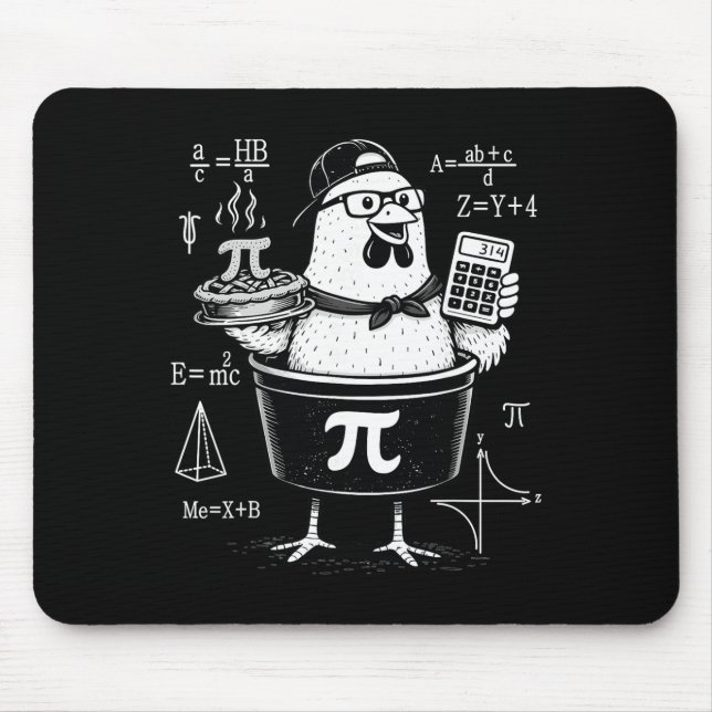 Mousepad Professor de Matemática Calculadora de Holding de  (Frente)