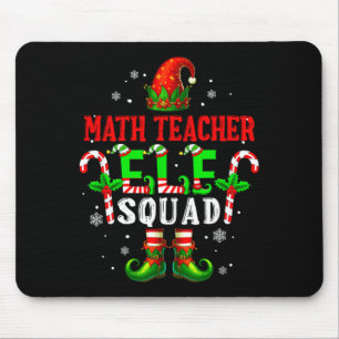 Mousepad Professor de matemática elfo esquadrão natal elfo
