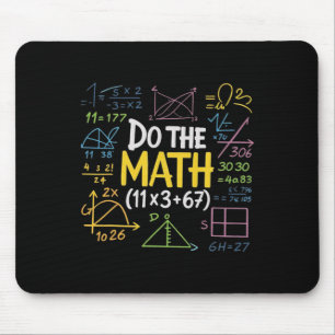 Mousepad Professor de matemática engraçado 6.7 100 dias de