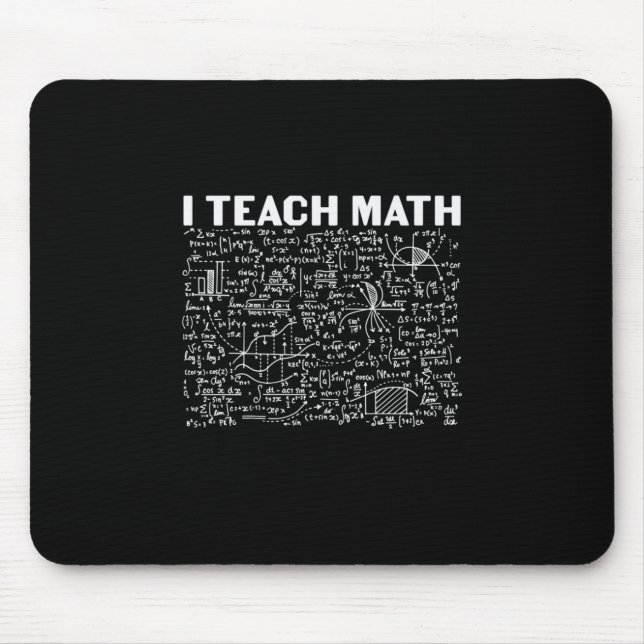 Mousepad Professor de Matemática Ensino Matemática (Frente)
