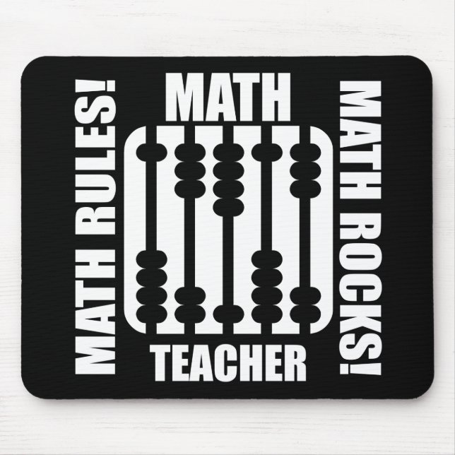Mousepad professor de matemática legal (Frente)