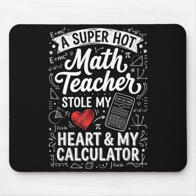 Mousepad Professor de Matemática Quente Roubou Meu Quadro N (Frente)