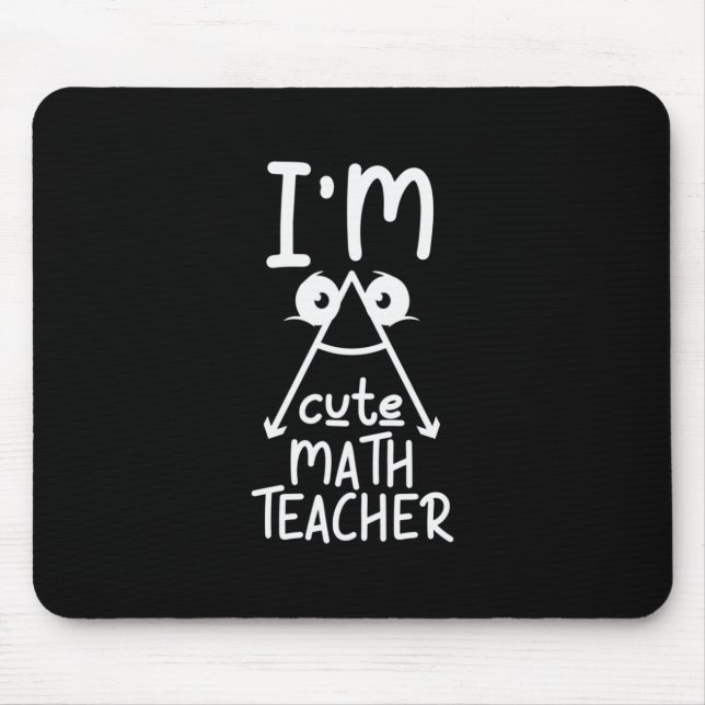 Mousepad Professor De Matemática Sou Professora De Matemáti (Frente)