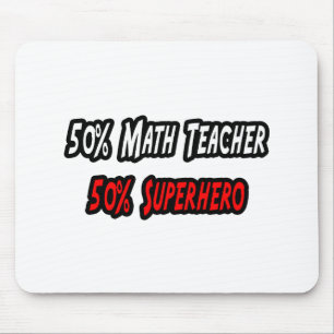 Mousepad Professor de Matemática / Super-herói