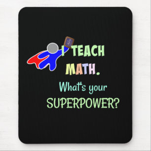 Mousepad Professor de Matemática, Super-herói