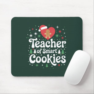 Mousepad Professor de Natal de Biscoitos Inteligentes