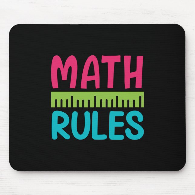 Mousepad Professor de presentes | Normas matemáticas (Frente)