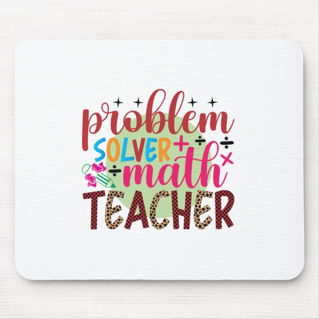 Mousepad Professor de presentes | Professora de Matemática  (Frente)