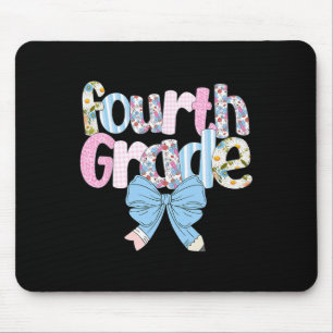 Mousepad Professor de Quarta Série Préppy Azul Floral Coque