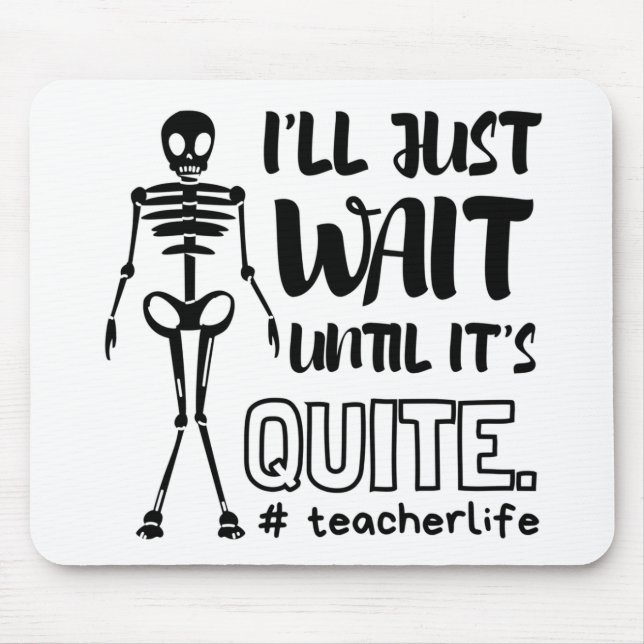 Mousepad Professor de Queda de Halloween (Frente)