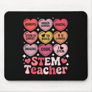 Mousepad Professor de Stem Dia dos Namorados Ciência Tecnol