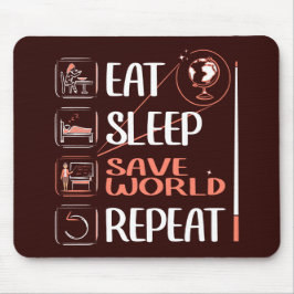 Mousepad Professor de SuperGeografia Salva Mundo Obrigado P