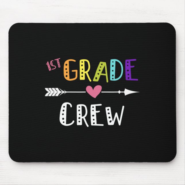 Mousepad Professor de turma primeiro dia de aula Equipe do  (Frente)